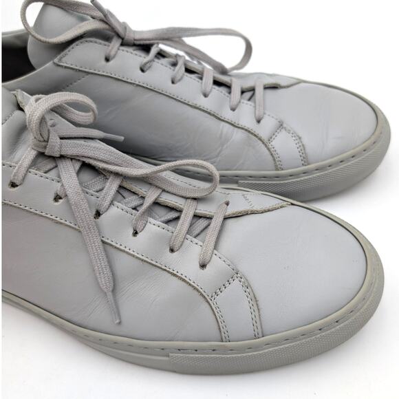 Common Projects Original Achilles Sneaker Shoes Men's Grey Size US12 EU45 - Picture 12 of 15